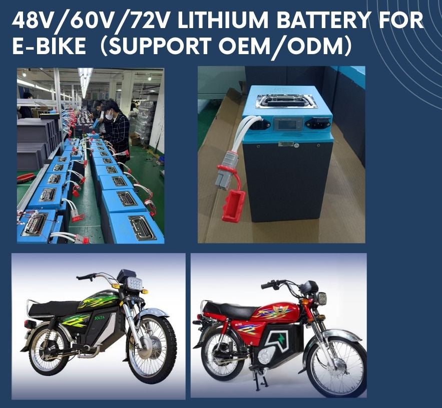 48V/60V/72V Ebike/Motorcycle Lithium بیٹری