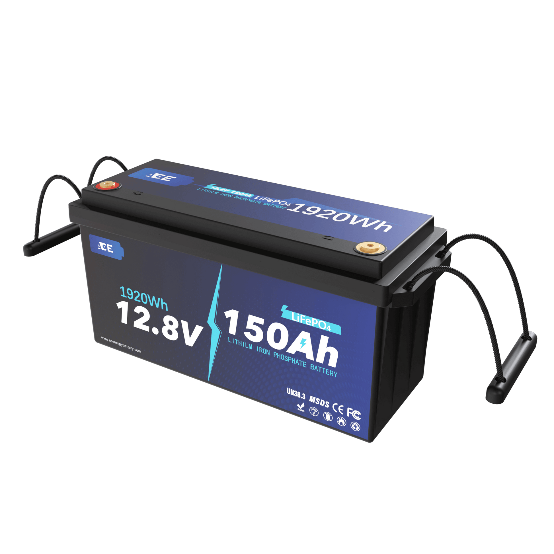 ACEnergy 12V 150Ah LiFePO4 Li-Ion Battery supply 12.8V 1920Wh