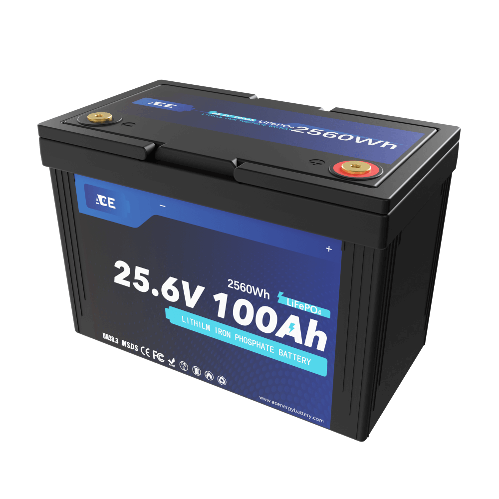 ACEnergy 24V 100Ah LiFePO4 Li-Ion Battery supply 25.6V 2560Wh