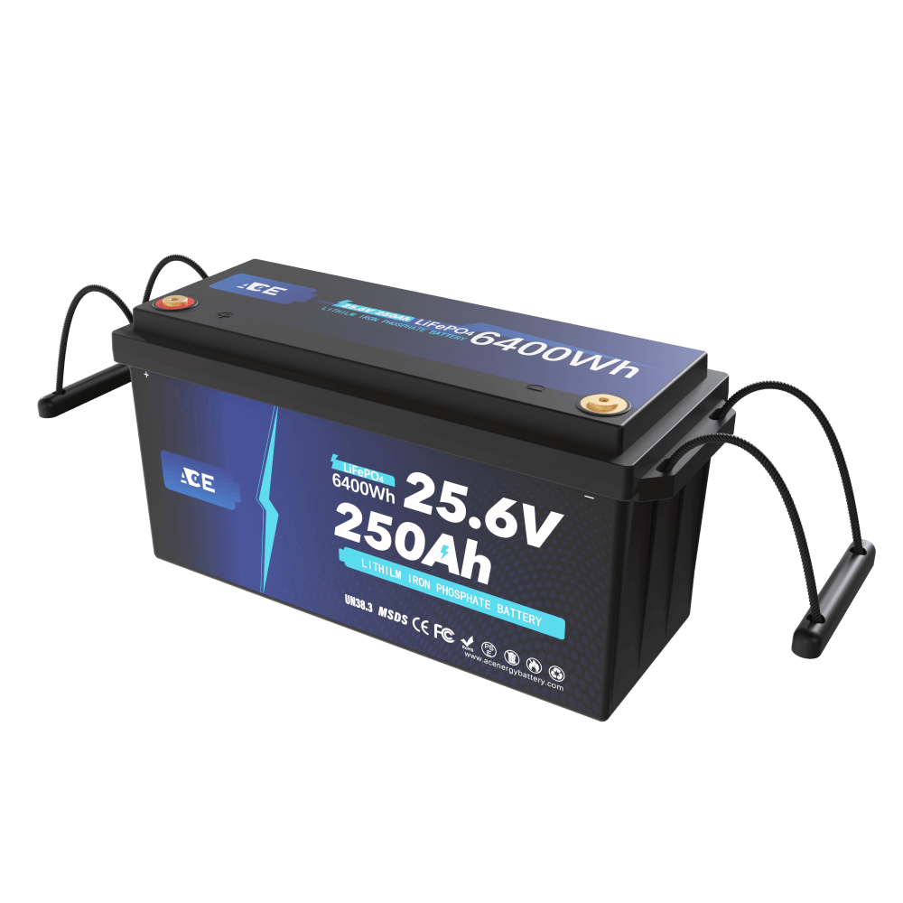 ACEnergy 24V 250Ah LiFePO4 Li-Ion Battery supply 25.6V 6400Wh