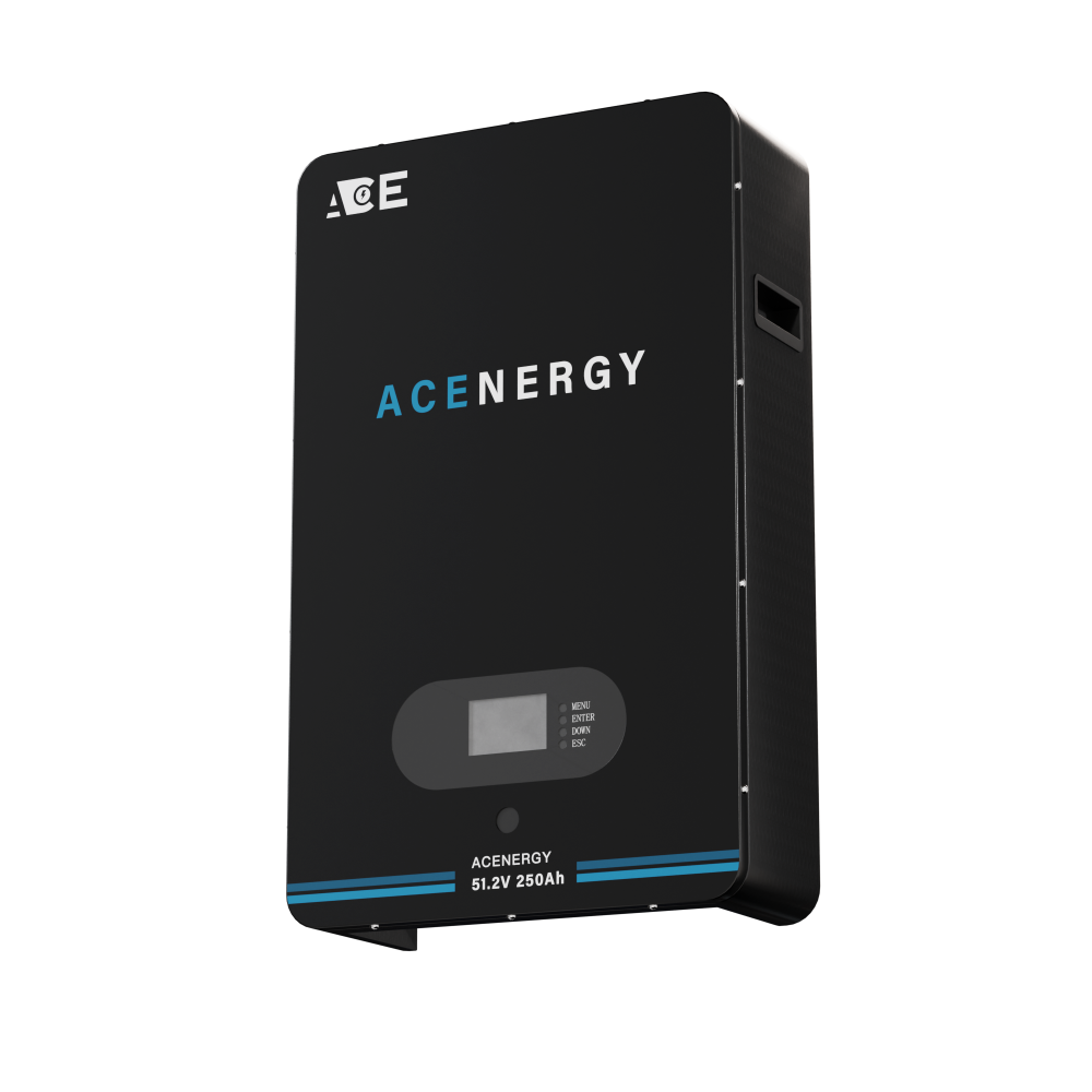 ACEnergy 48V 250Ah 12.8KWh Wall-mounted LiFePO4 Lithium Iron Phosphate Battery丨Solar System Home Energy Storage